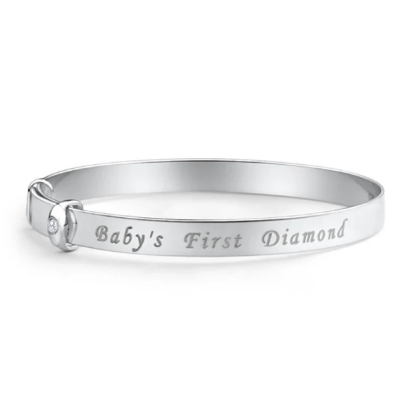 silver baby bangle